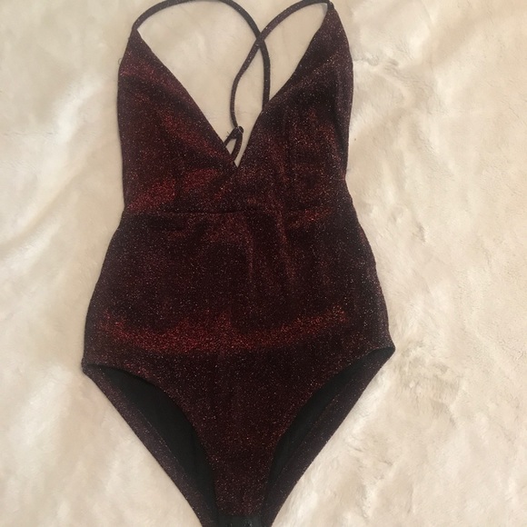 Burgandy Bodysuit - Picture 1 of 2